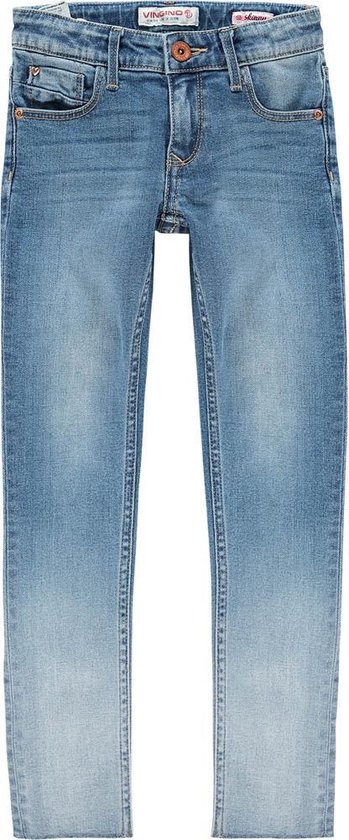 Vingino Amia Bleach Kinder Meisjes Jeans - Maat 152 | bol.com