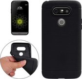 Honeycomb Surface TPU beschermhoes voor LG G5 (zwart)