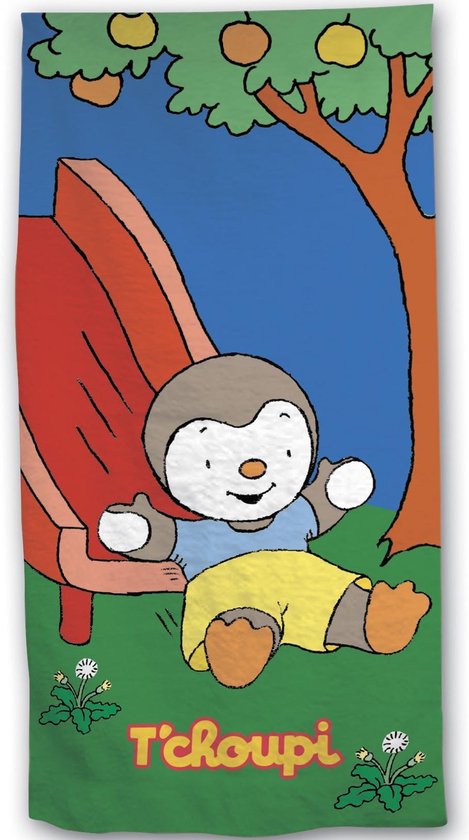 T'choupi Strandlaken Slide - 70 x 140 cm - Katoen