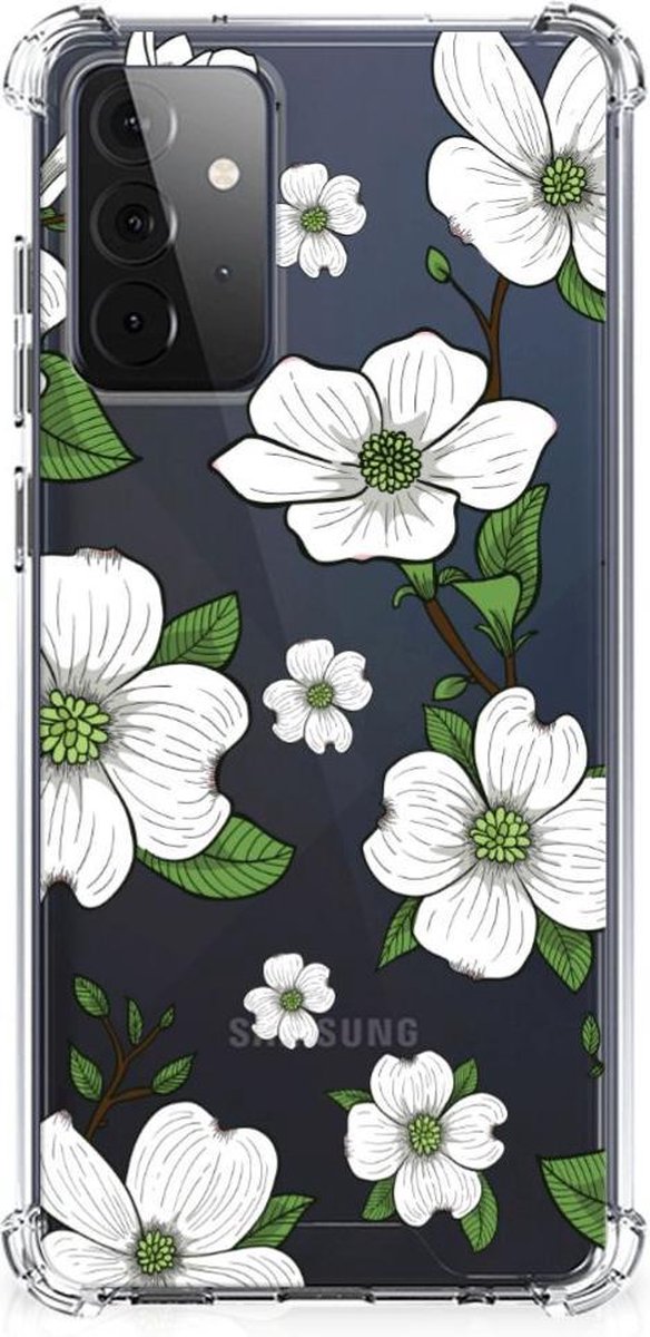 Samsung Galaxy A72 4G/5G Case Dogwood Flowers