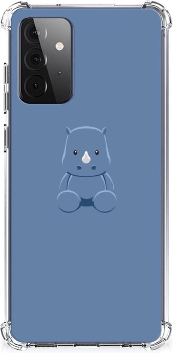 Samsung Galaxy A72 4G/5G Stevig Bumper Hoesje Baby Rhino