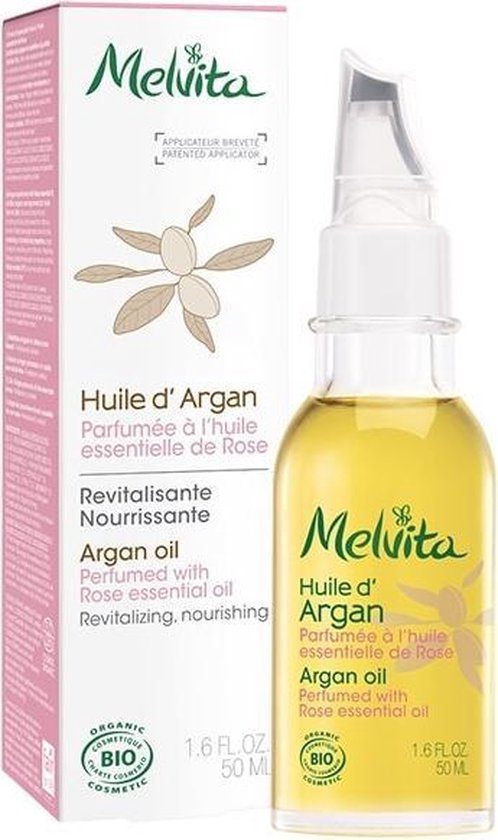 Melvita Huile d'argan bio parfumée à la rose 50ml