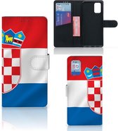 GSM Hoesje Geschikt voor Samsung Galaxy A02s Flip Cover Geschikt voor Samsung M02s Leuk Case Kroatië