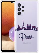 Hoesje Geschikt voor Samsung Galaxy A32 4G Parijs