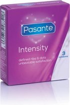 Pasante Intensity condooms 3st - Drogisterij - Condooms - Transparant - Discreet verpakt en bezorgd