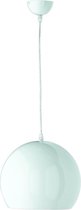 LED Hanglamp - Torna Boniro - E27 Fitting - 1-lichts - Rond - Glans Wit - Aluminium