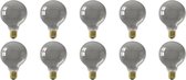 CALEX - LED Lamp 10 Pack - Globe - Filament G95 - E27 Fitting - Dimbaar - 4W - Warm Wit 2100K - Titanium