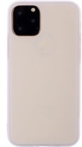 Mobigear Hoesje geschikt voor Apple iPhone 12 Pro Max Telefoonhoesje Flexibel TPU | Mobigear Colors Backcover | iPhone 12 Pro Max Case | Back Cover - Wit