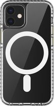 Apple iPhone 12 Pro Max Hoesje - Mobigear - MagSafe Serie - Hard Kunststof Backcover - Clear / Yellow - Hoesje Geschikt Voor Apple iPhone 12 Pro Max