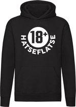 Hatseflatse 18plus | Massa is kassa | hatseflatsen | Peter Gillis | sweater | trui | unisex | capuchon