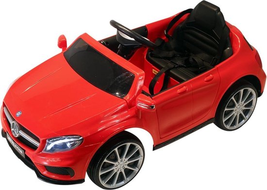 Voiture pour enfants Mercedes Benz en plastique de couleur rouge