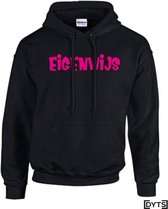 Hoodie | Karakter | Eigenwijs05 | Kids - fluor pink, S 5/6(38cm)