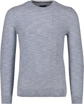 Cavallaro Napoli - Heren Trui - Calao R-Neck Pullover - Lichtblauw - Maat S