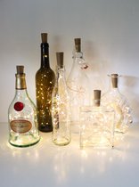 Instalights - Éclairage de bouteille avec du liège - lot de 5 avec piles - Éclairage de bouteille avec lumières LED -