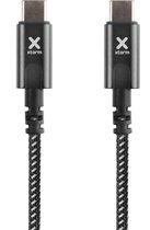 Xtorm Original USB-C 60W Gevlochten Power Delivery Kabel 1 Meter Zwart