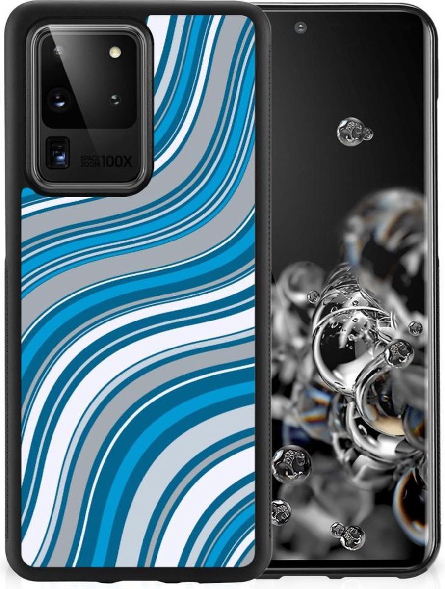 Samsung Galaxy S20 Ultra Bumper Case Waves Blue