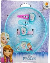 Kids Licensing Haaraccessoires Frozen Meisjes Blauw/roze 5-delig