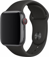 Devia Geschikt voor Apple Watch 42/44MM Bandje Zwart - Sport