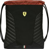 Ferrari Gymbag Nero - 42 x 33 cm - Zwart