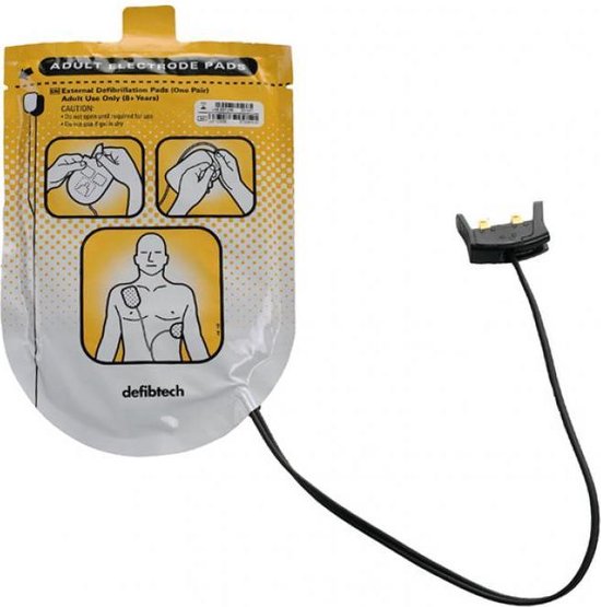 Defibtech Lifeline elektroden volwassene - AED elektroden voor de Lifeline AED - Defibtech