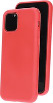 Mobiparts Siliconen Cover Case Apple iPhone 11 Pro Scarlet Rood hoesje