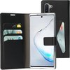 Mobiparts hoesje geschikt voor Samsung Galaxy Note 10 - Wallet/Boekhoesje - Eco Leer - Magneet Sluiting - Opberg vakken - Zwart