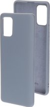 Mobiparts Siliconen Cover Case Samsung Galaxy A71 (2020) Royal Grijs hoesje