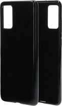 Mobiparts hoesje geschikt voor Samsung Galaxy S20 Plus - Zacht TPU - Schokabsorberend TPU - Grip Coating - Zwart