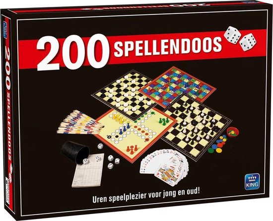 200 Spellendoos - Grote Doos met 200 verschillende Spellen - Inclusief  Handleiding | Games | bol.com