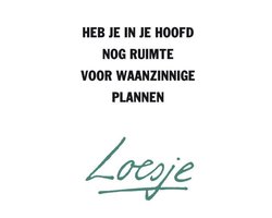 Heb je in je hoofd nog ruimte voor waanzinnige plannen