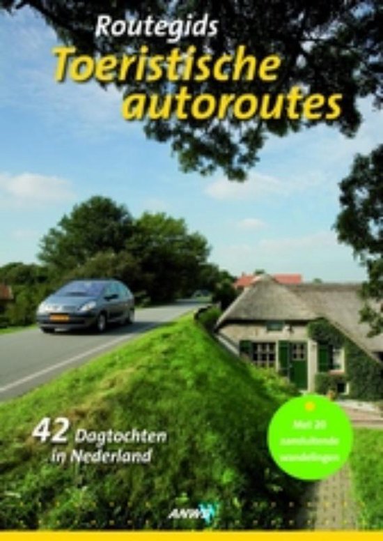 Cover van het boek 'Routegids toeristische autoroutes Nederland'
