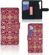 Telefoonhoesje met foto Xiaomi Mi Note 10 Pro Bookcase Cadeautips Barok Pink