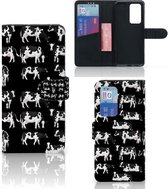 Portefeuille Huawei P40 Pro Cuir PU Portefeuille Livre Koetjes