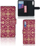 Telefoonhoesje met foto Xiaomi Mi 9 Bookcase Cadeautips Barok Pink