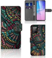 GSM Hoesje Geschikt voor Samsung S10 Lite Telefoontasje Aztec