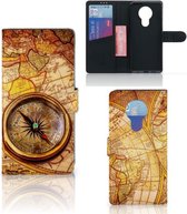 GSM Hoesje Nokia 5.3 Magnet Case Kompas