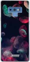 Samsung Galaxy Note 9 Hoesje Transparant TPU Case - Jellyfish Bloom #ffffff