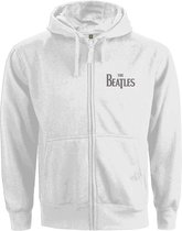 The Beatles - Drop T Logo Vest met capuchon - S - Wit