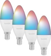Hombli Smart Bulb E14 RGB + WW - 4 Pack