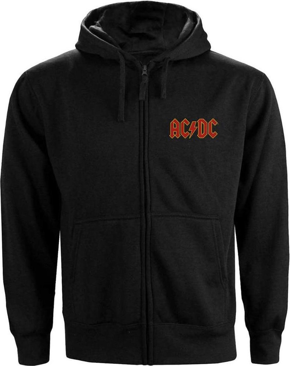 AC/DC Vest met capuchon -2XL- Logo Zwart | bol.com
