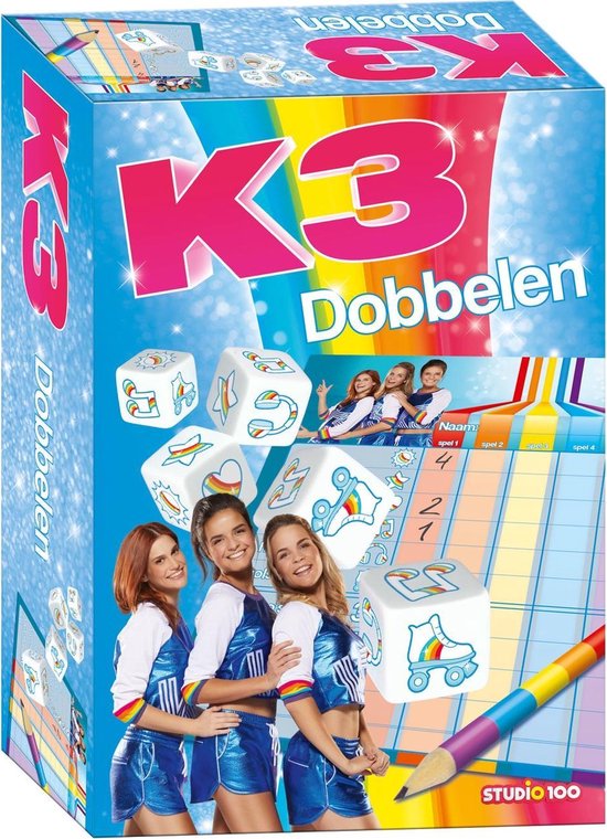 K3 Spel Dobbelen – Rollerdisco – 2 tot 6 spelers