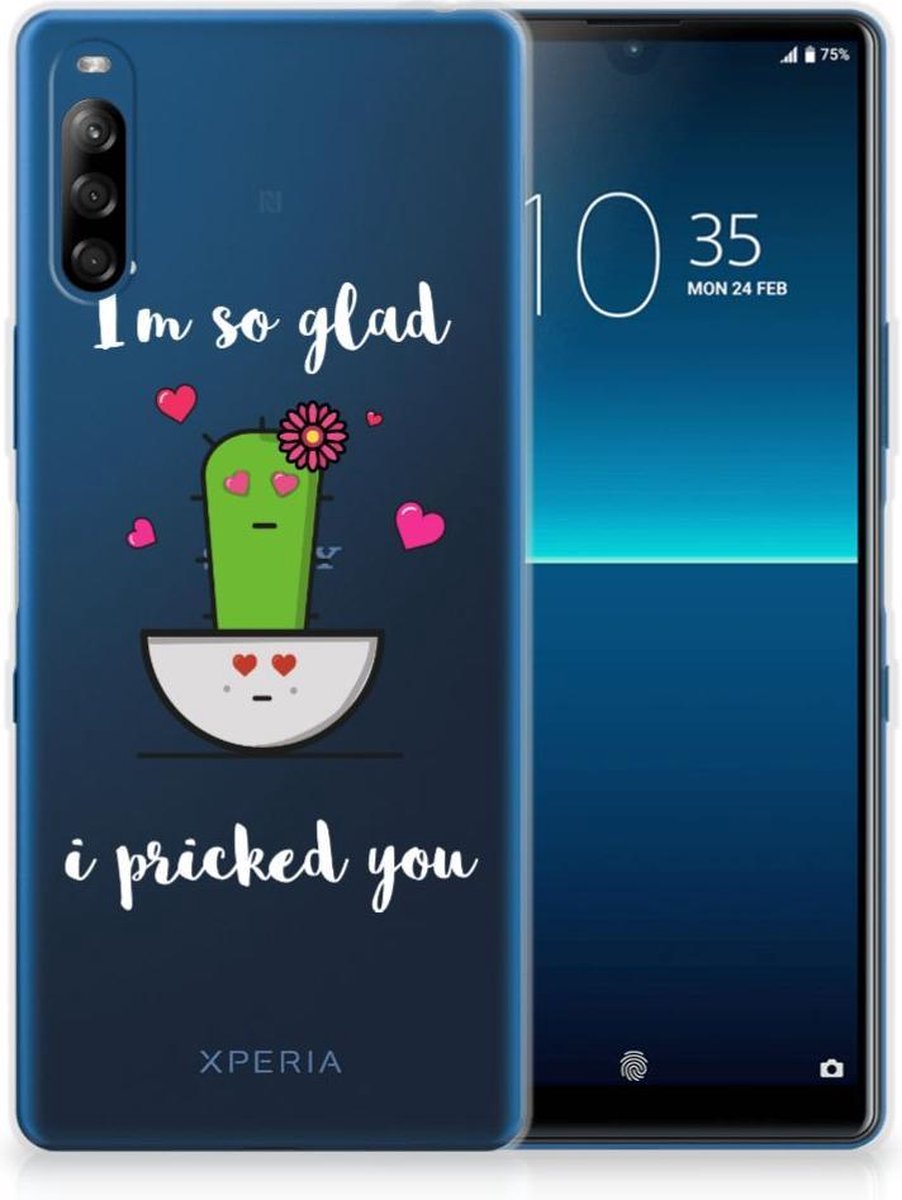 TPU Hoesje voor Sony Xperia L4 Telefoonhoesje met Naam Cactus Glad