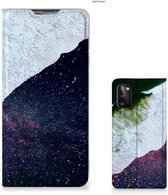 Telefoon Hoesje Samsung Galaxy A41 Flip Cover Sea in Space