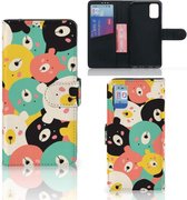Wallet Bookcase Geschikt voor Samsung Galaxy A41 Telefoonhoesje Bears