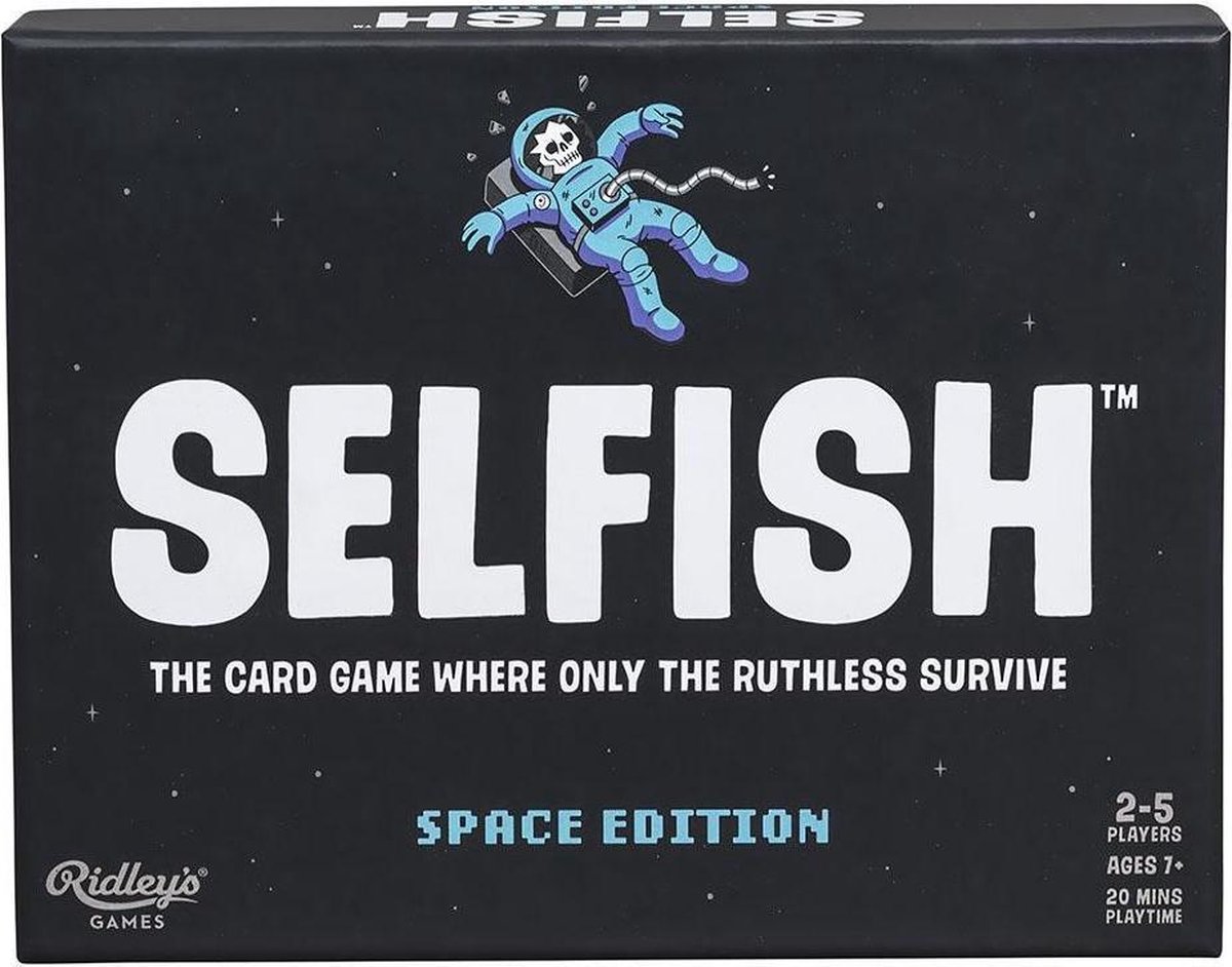 Ridley's Games Kaartspel Selfish Space Edition Karton 126-delig