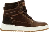 Bullboxer Aof503 Hoge sneakers - Leren Sneaker - Jongens - Bruin - Maat 34