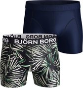 Björn Borg Microfiber boxers - 2-pack uni en print -  Maat: XXL