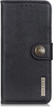 Luxe retro zwart agenda book case hoesje OnePlus Nord