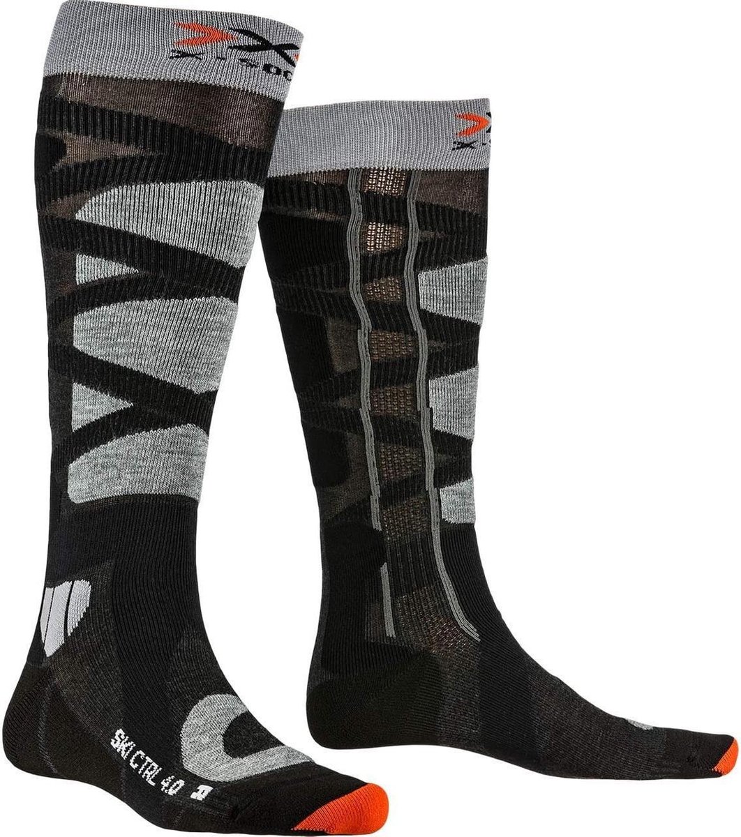 X-Socks Ski Control 4.0 skisok Antraciet