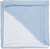 Baby's Only Wikkeldeken chenille Robust - baby blauw